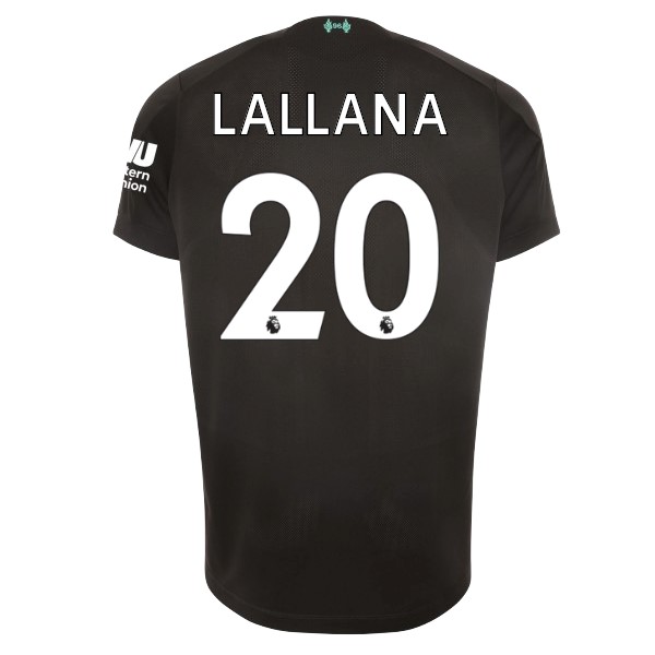 Camiseta Liverpool NO.20 Lallana 3ª 2019-2020 Negro